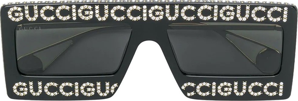 Gucci mask-frame sunglasses