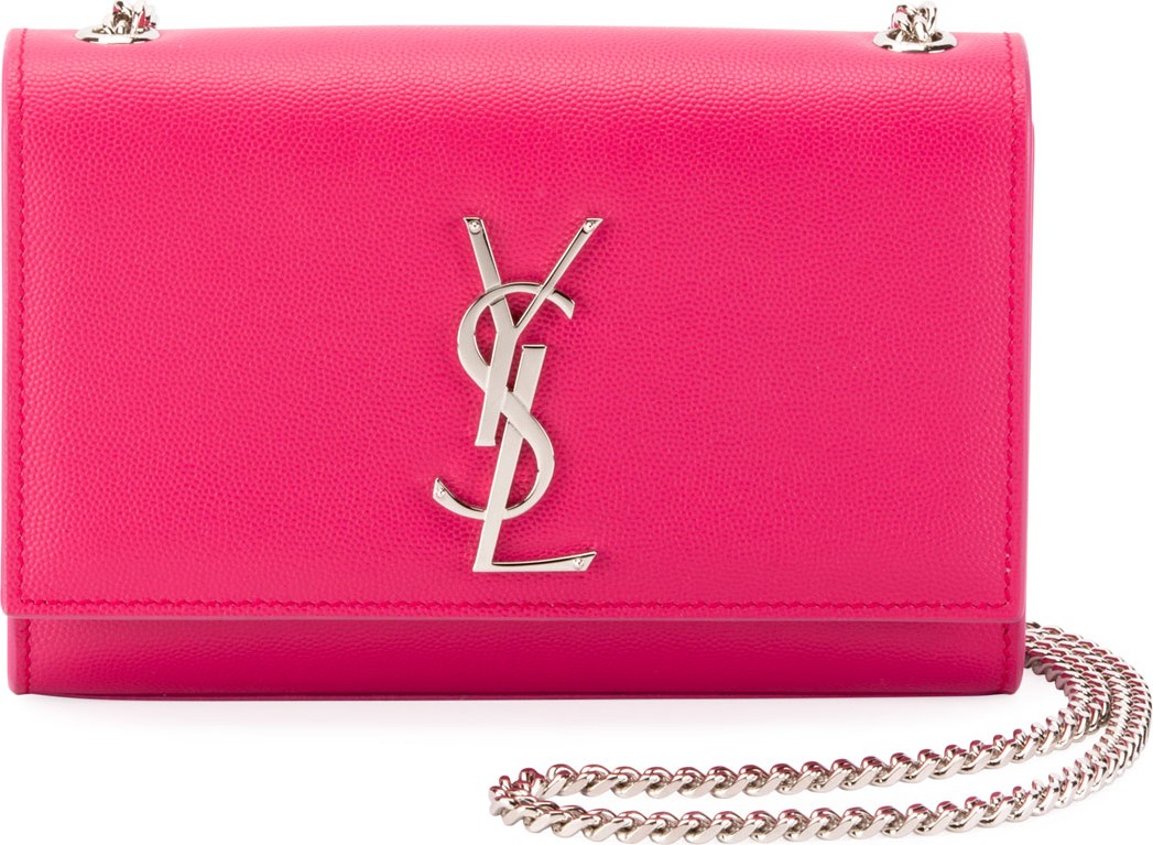 Saint Laurent Kate Monogram YSL Small Grain Leather Crossbody Bag