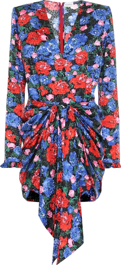 Magda Butrym Lesina silk-jacquard minidress