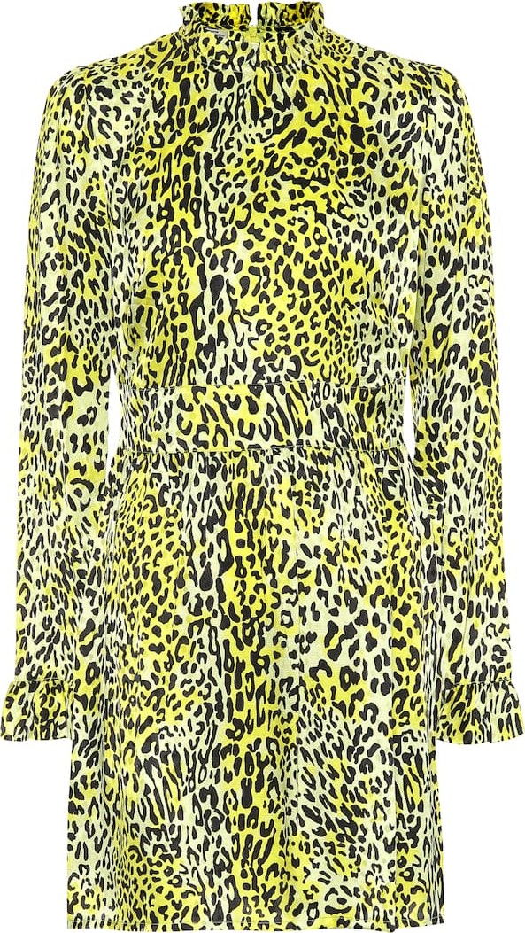 Baum und Pferdgarten Adyn silk jacquard minidress