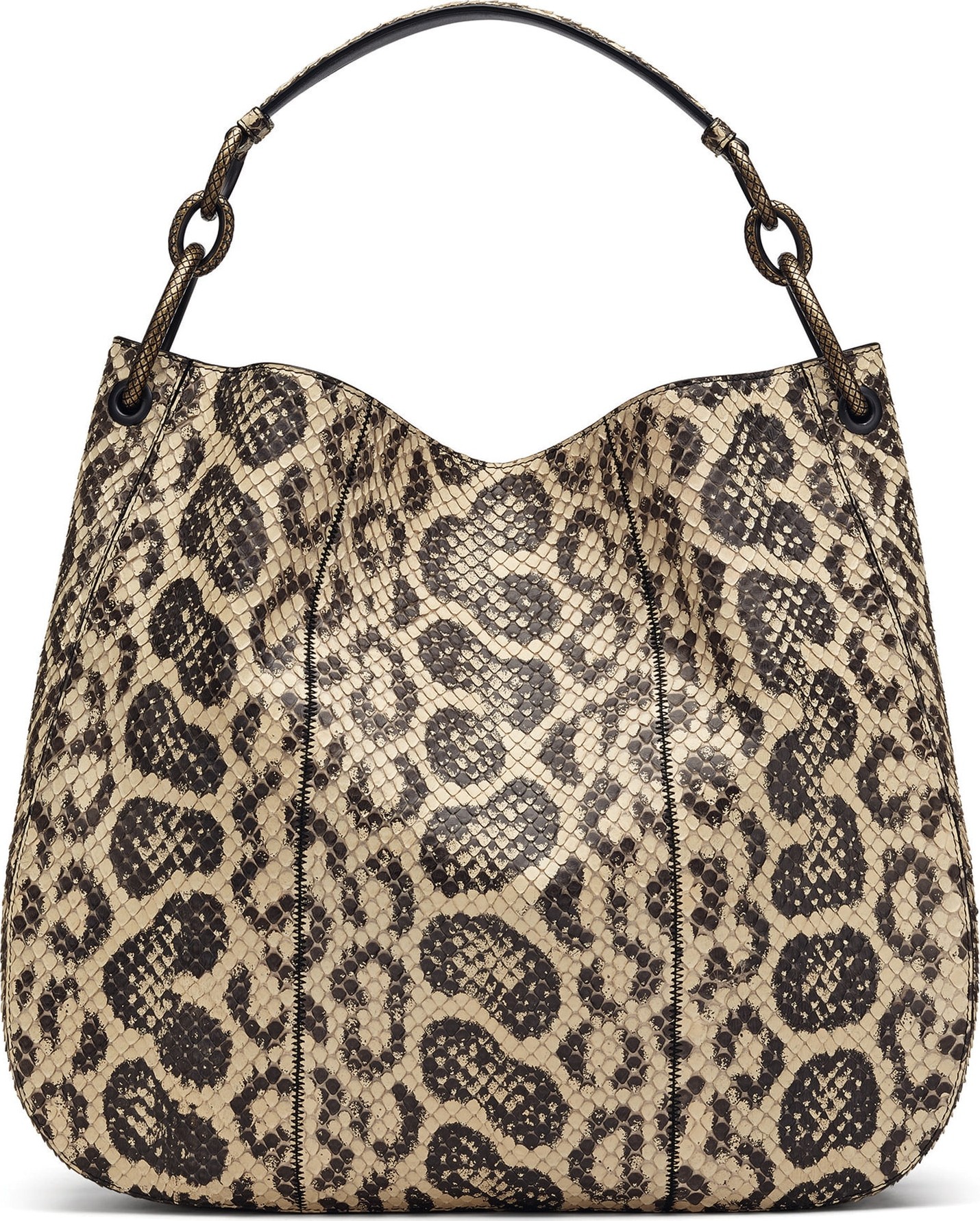 Bottega Veneta Medium Loop Genuine Snakeskin Hobo
