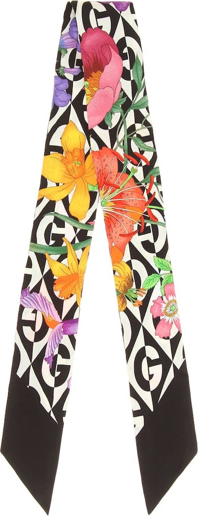 Gucci Printed silk scarf