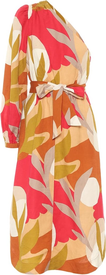 Rebecca Vallance Sangria printed midi dress