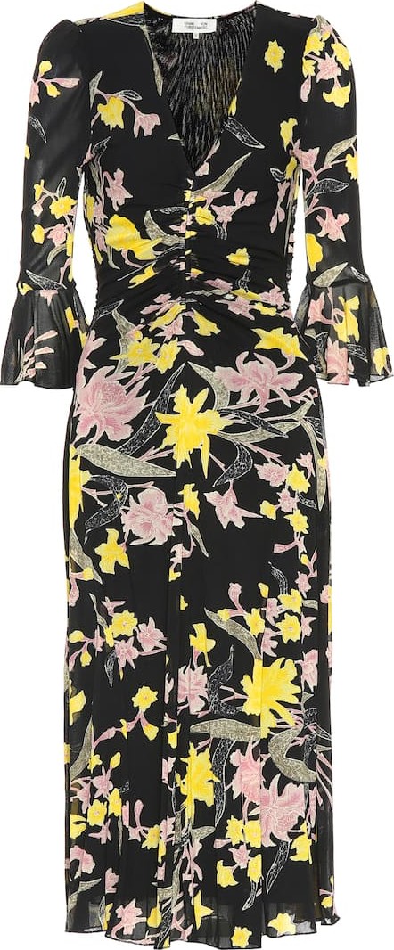 DIANE von FURSTENBERG Silas mesh midi dress