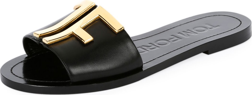 TOM FORD TF Flat Slide Sandals