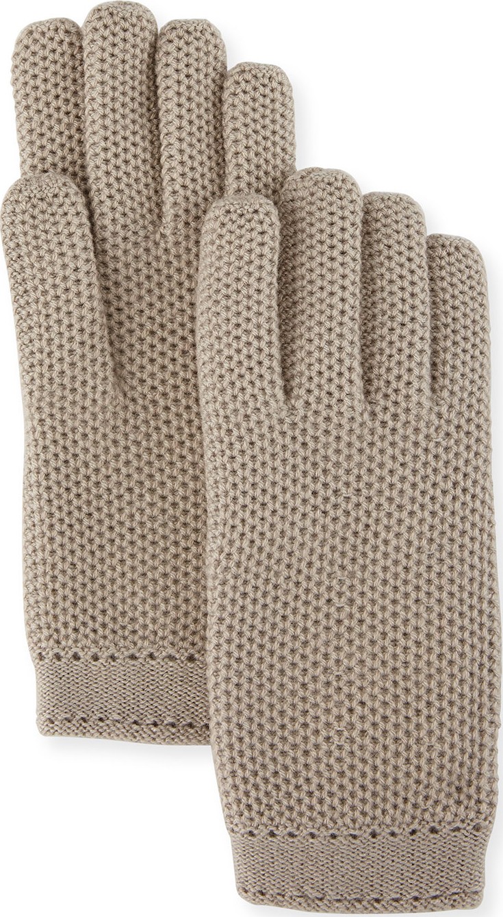 Loro Piana Cashmere Crochet Gloves