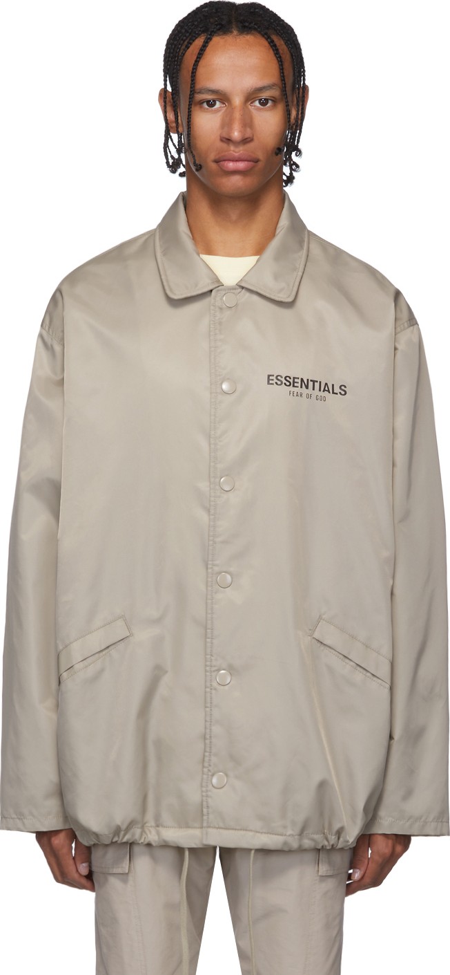 Essentials Taupe Work Shirt