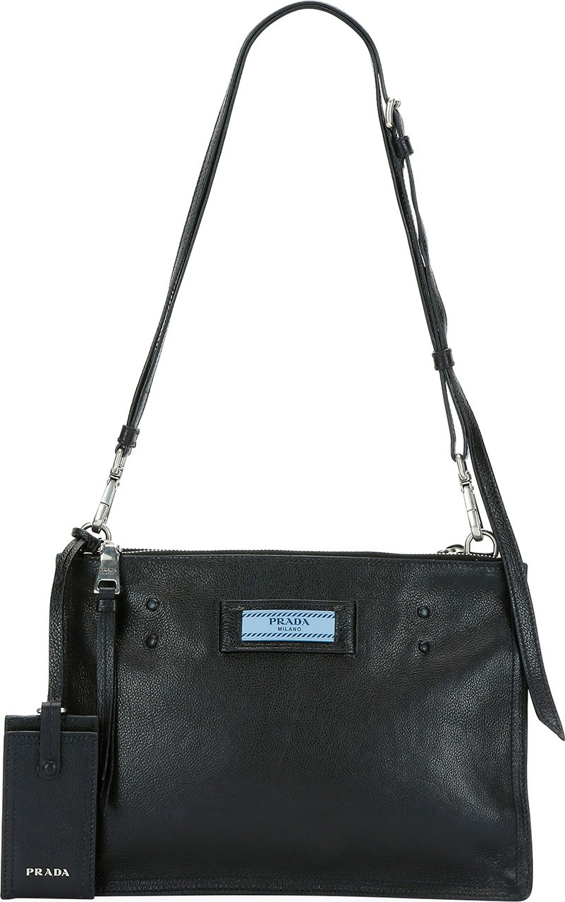 Prada Etiquette Glace Calf Crossbody Bag