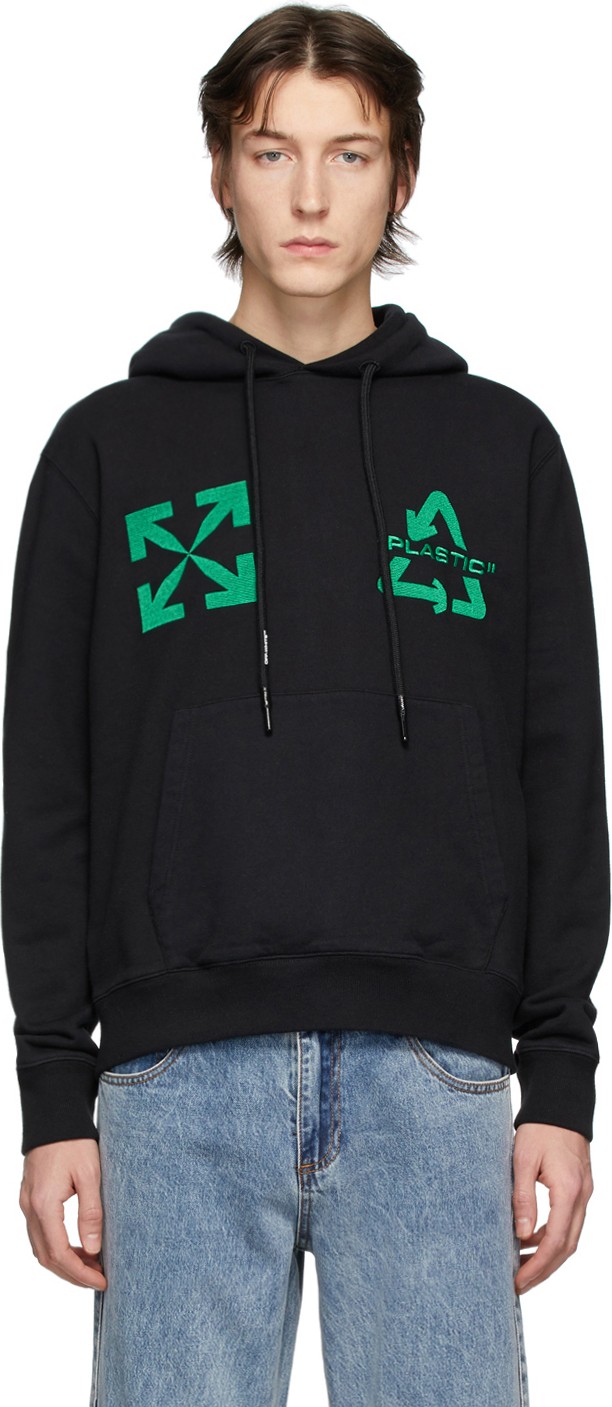 Off White Black Universal Key Hoodie