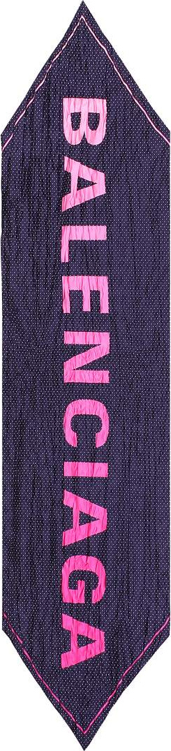 Balenciaga Polka dot silk scarf