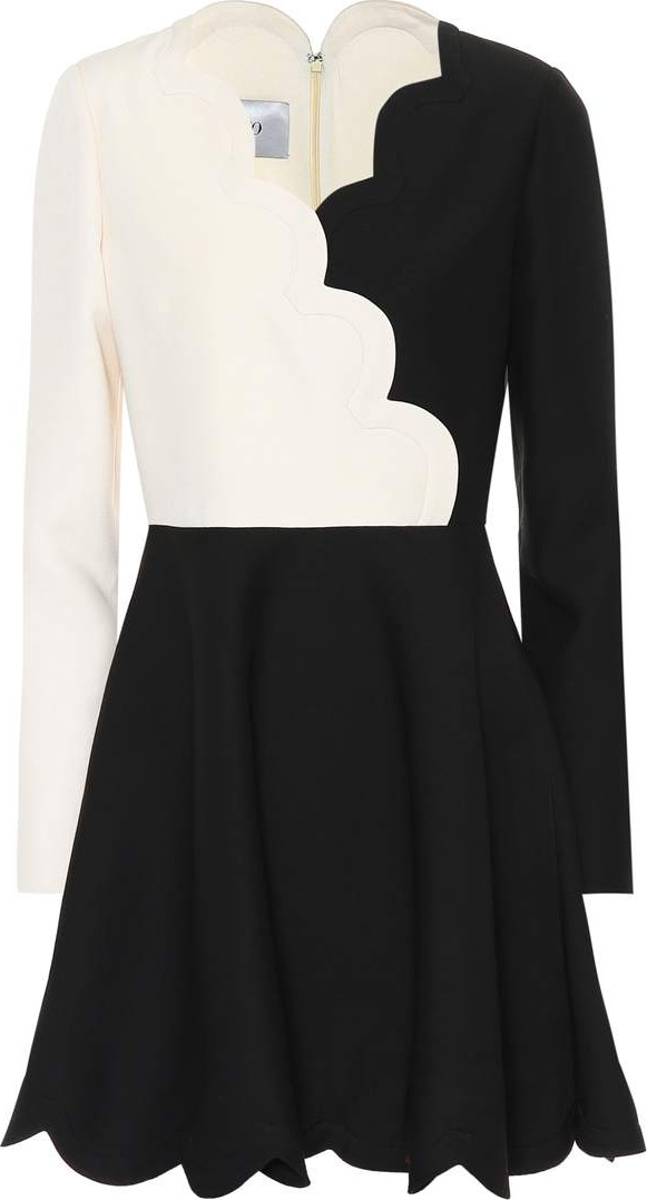 Valentino Silk and wool minidress
