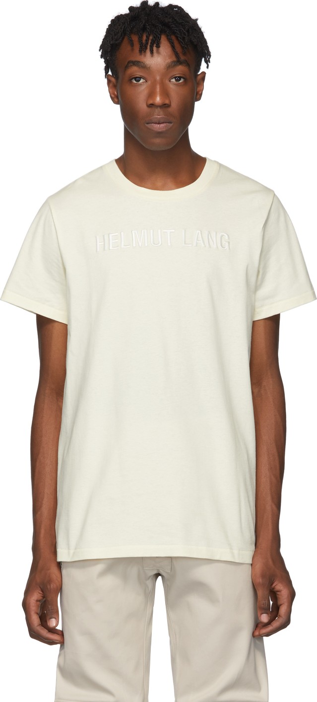Helmut Lang Off-White Logo T-Shirt