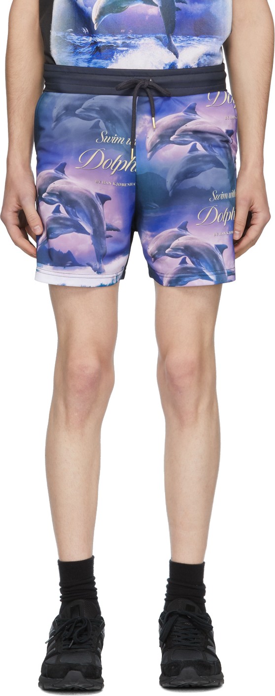Han Kjobenhavn Black 'Swim With Dolphins' Swim Shorts