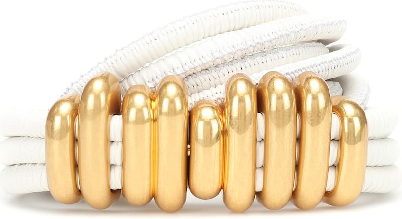 Bottega Veneta Embellished leather belt