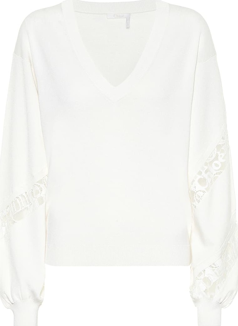 Chloe Silk and cotton sweater