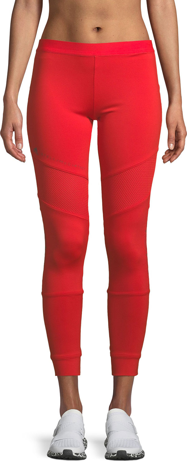 Adidas By Stella McCartney Performance Essentials Leggings w/ Mesh Adidas By Stella McCartney Performance Essentials Leggings w/ Mesh