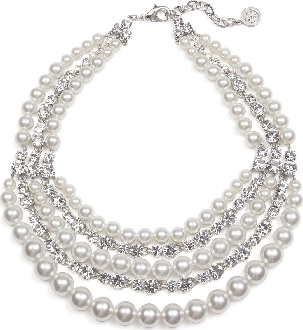 Ben-Amun Bubble Pearl Layer Necklace