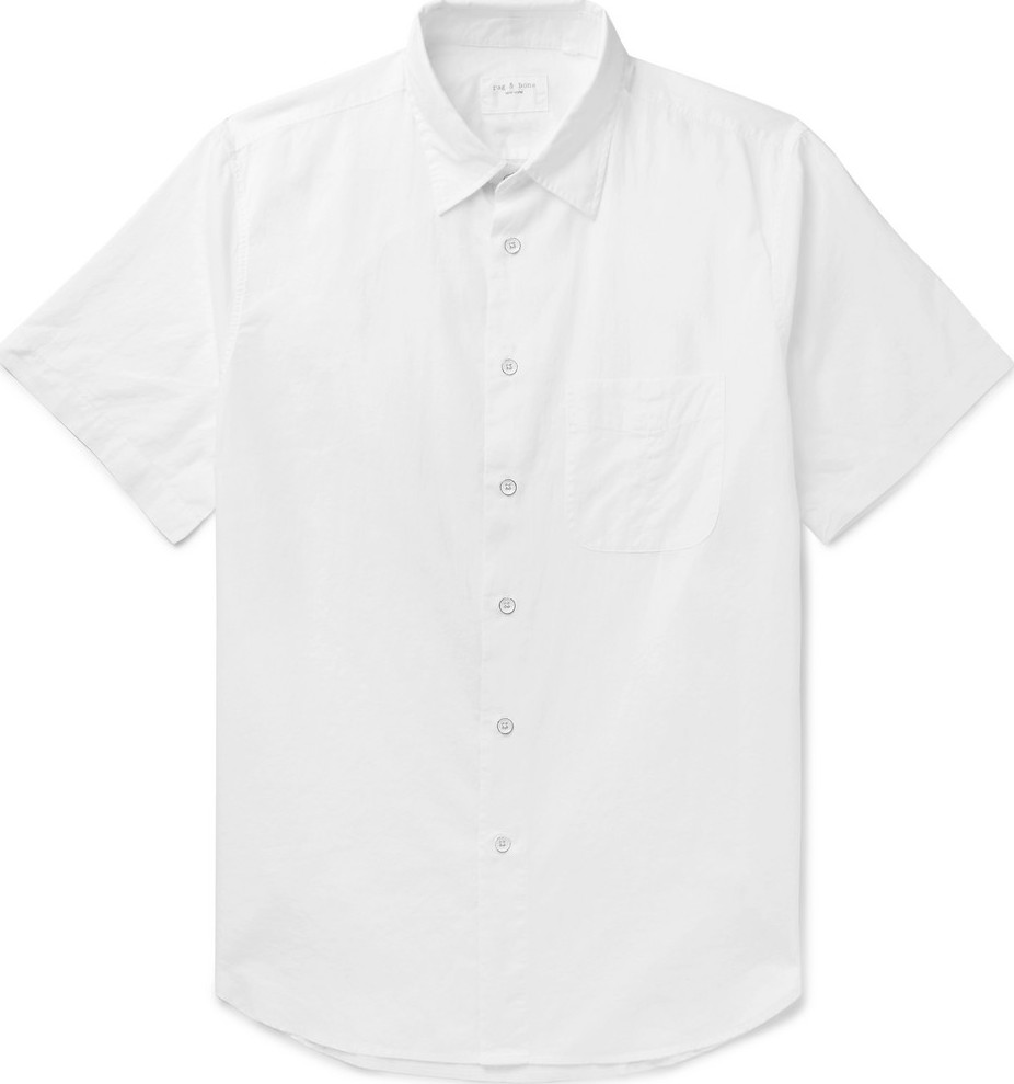 Rag & Bone Fit 3 Cotton and Linen-Blend Shirt
