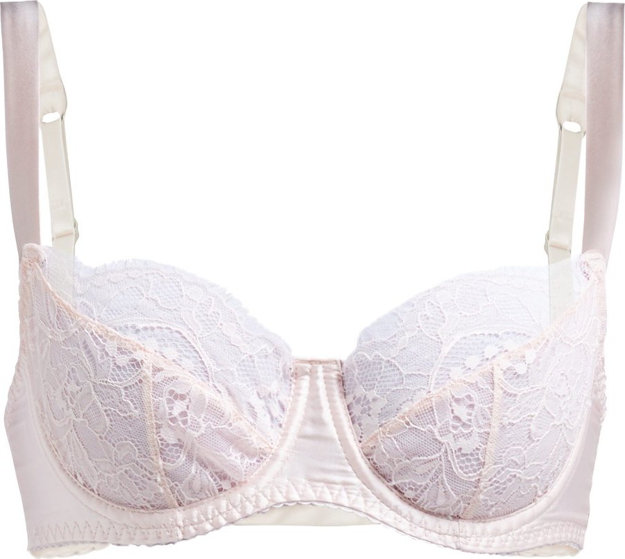 Fleur of England Floral-lace balconette bra