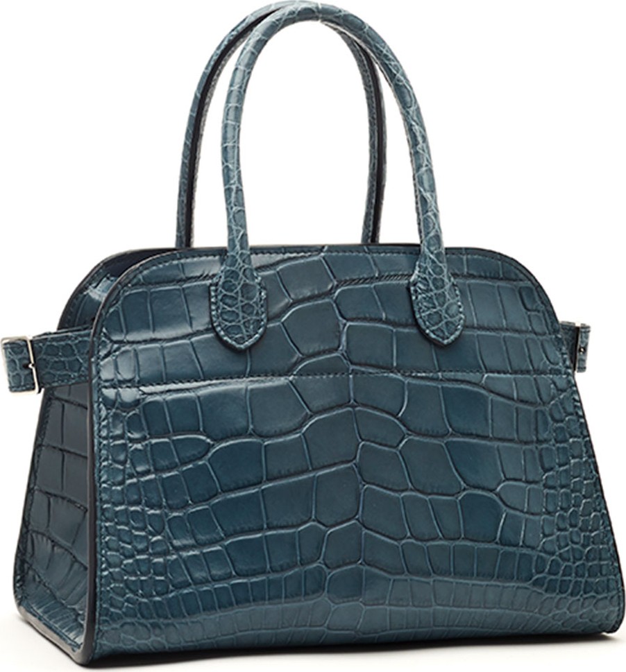 THE ROW Margaux Alligator Top Handle Bag