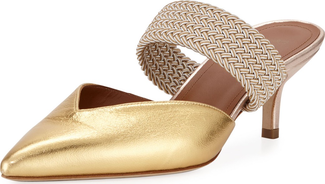 Malone Souliers Maisie Luwolt Kitten-Heel Mules