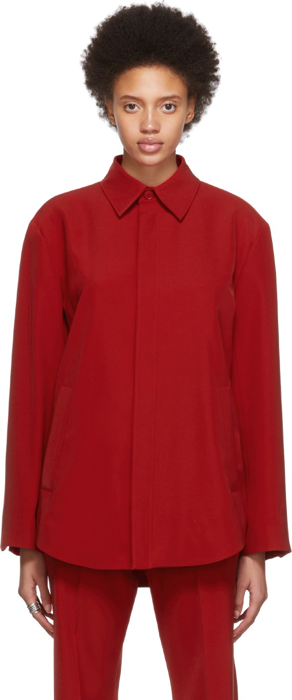Balenciaga Red Tailored Shirt