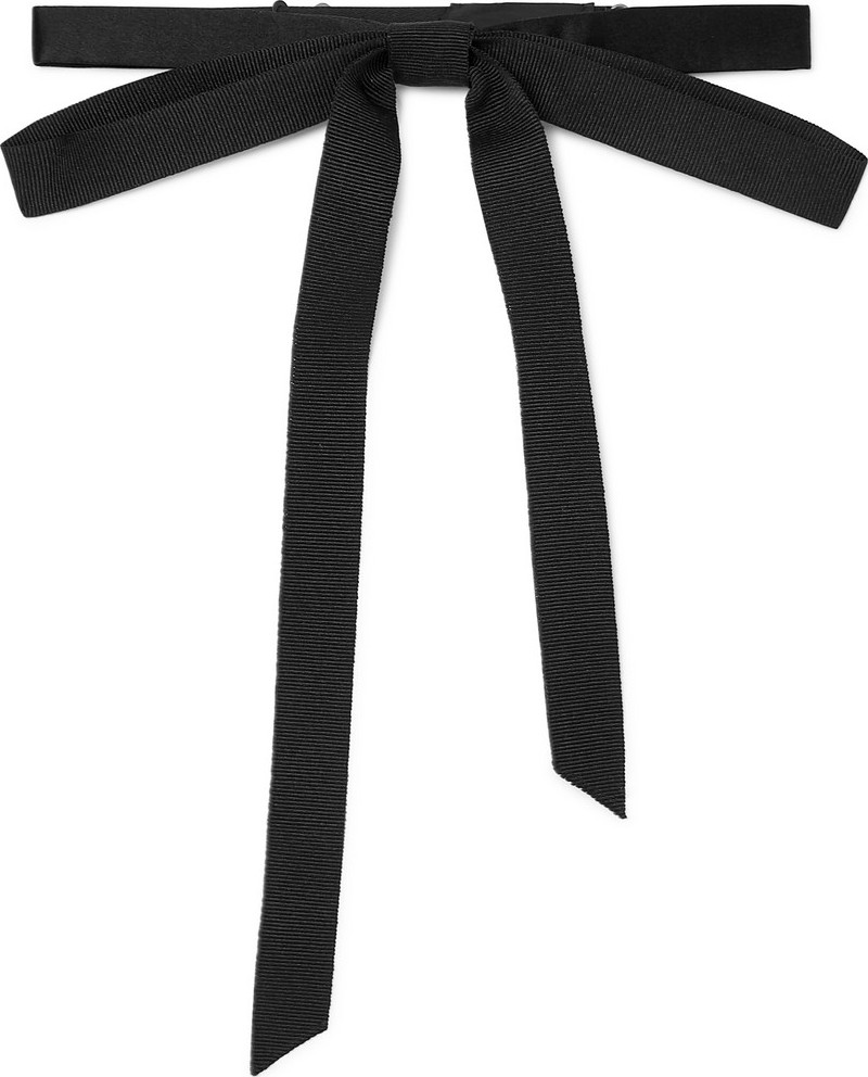 Gucci Pre-Tied Silk-Grosgrain Bow Tie