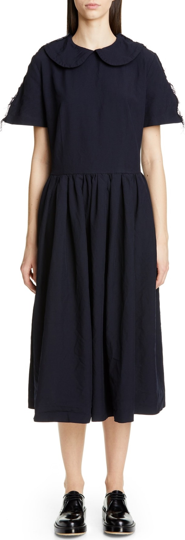 Comme Des Garcons Peter Pan Collar Dress