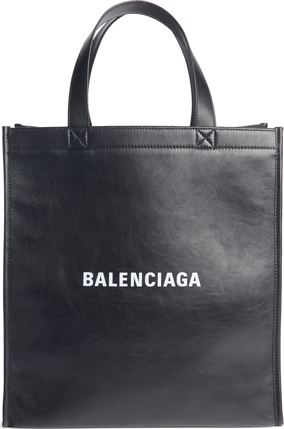 Balenciaga Balengciaga Logo Market Leather Shopper