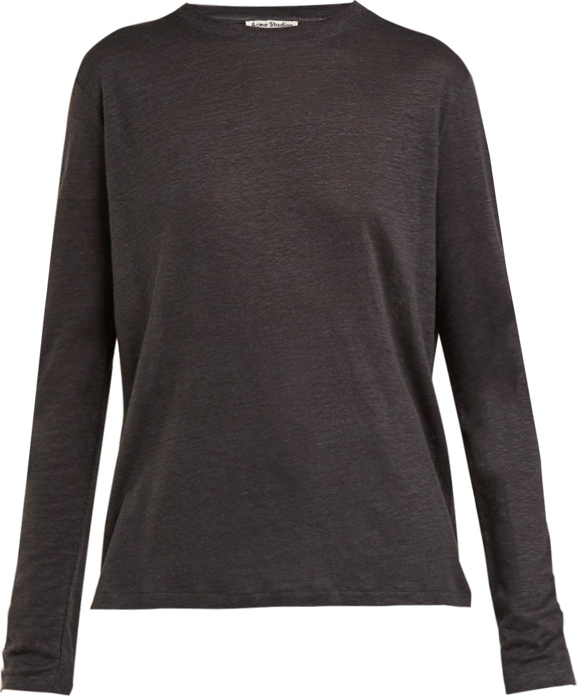 Acne Studios Taline long-sleeved linen T-shirt