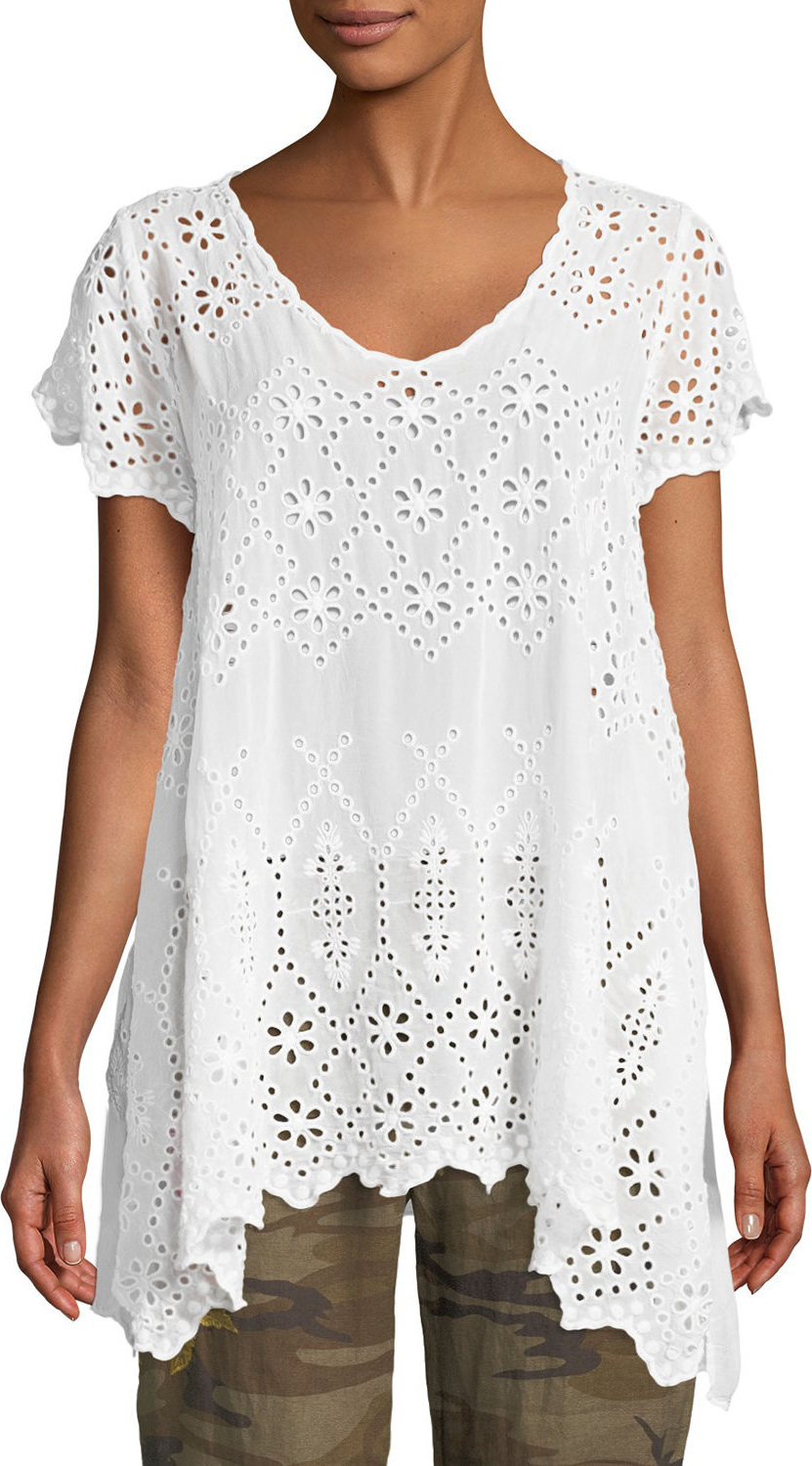 Johnny Was Pippa Eyelet Tunic