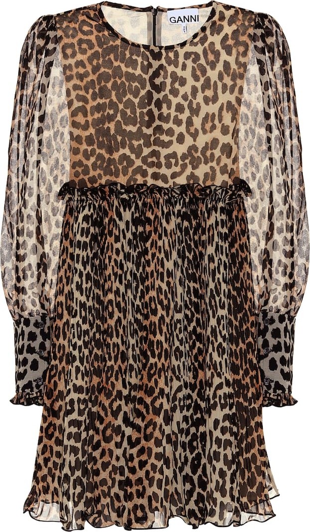 Ganni Leopard minidress