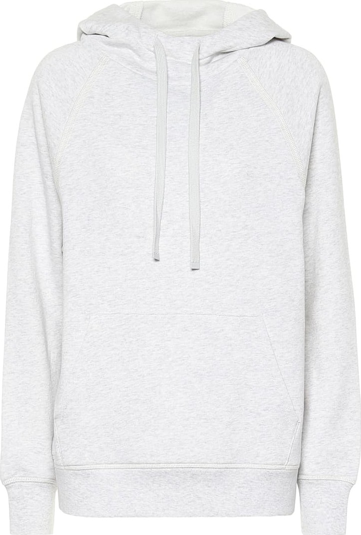 Vince Cotton-blend jersey hoodie