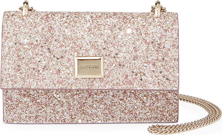 Jimmy Choo Leni Painted Glitter Clutch Bag