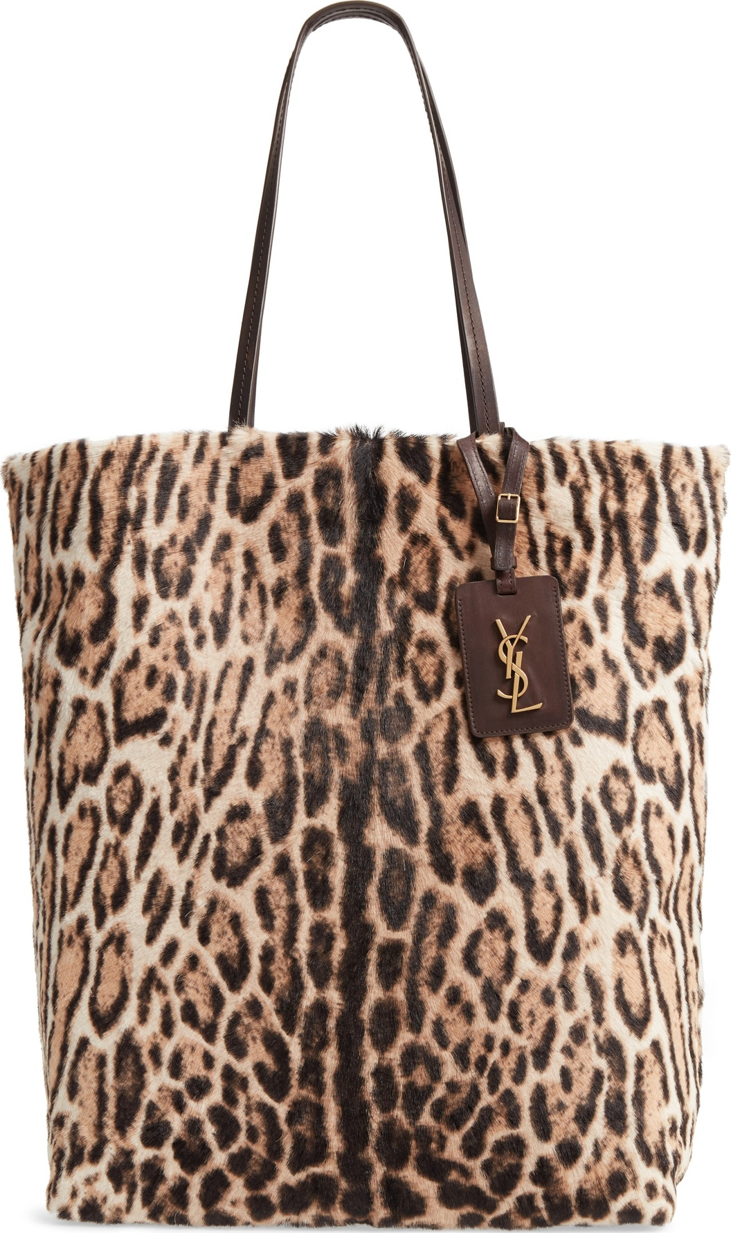 Saint Laurent Genuine Calf Hair Shopping Tote