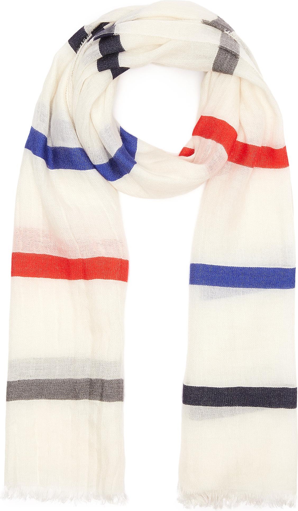 Franco Ferrari 'Daiquiri' contrast stripe scarf