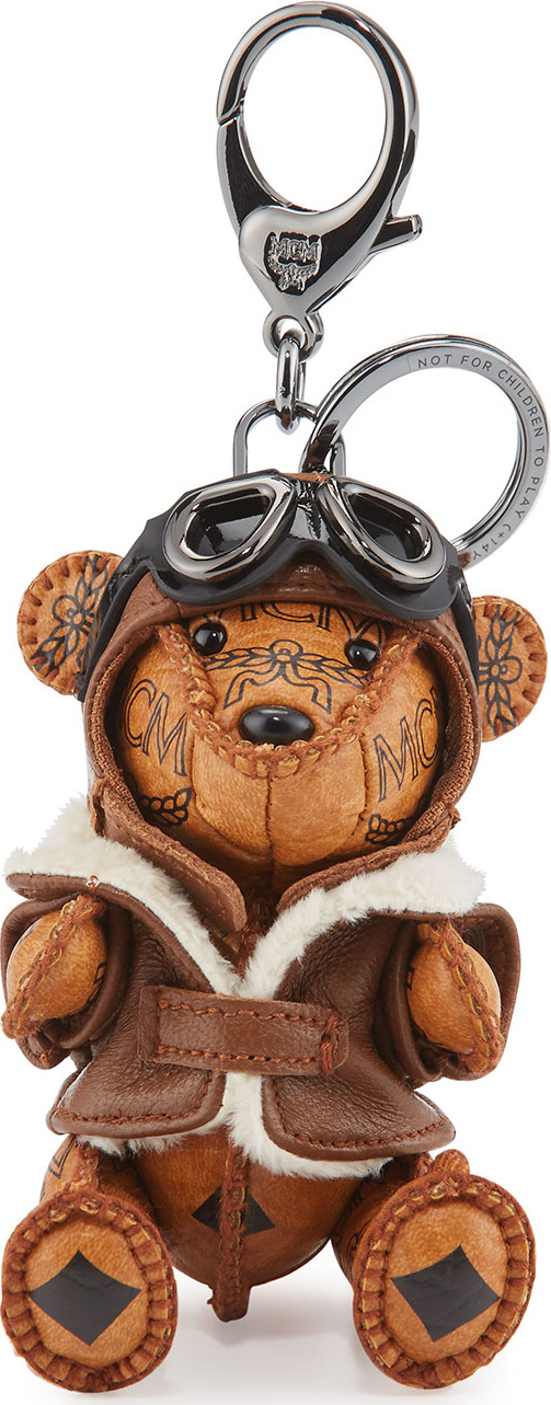 MCM Aviator Bear Charm for Handbag