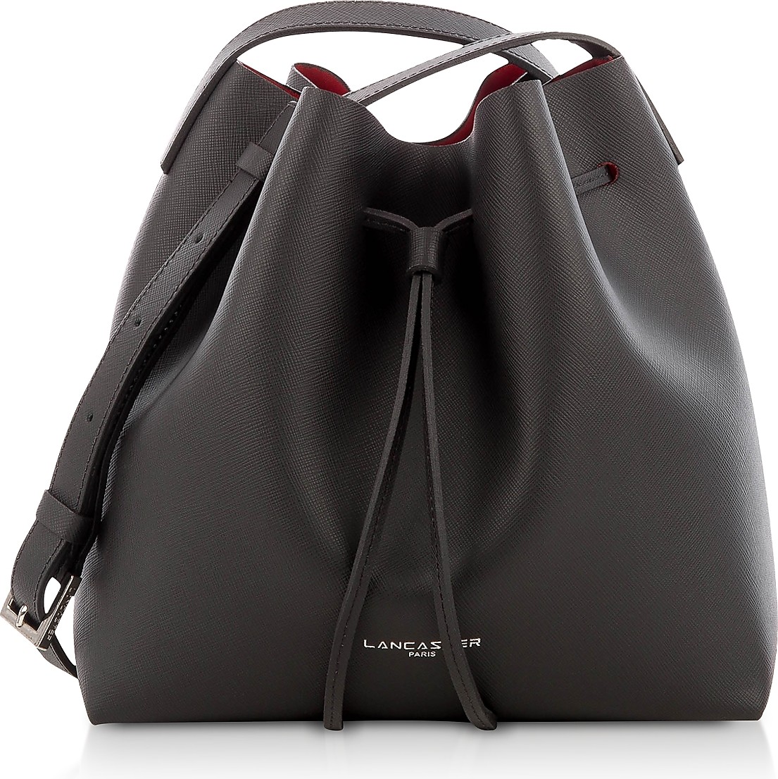 Lancaster Pur & Element Saffiano Small two Tone Bucket Bag