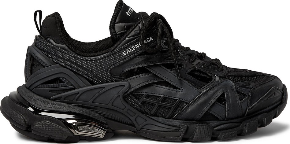 Balenciaga Track 2 Mesh, Nylon and Rubber Sneakers