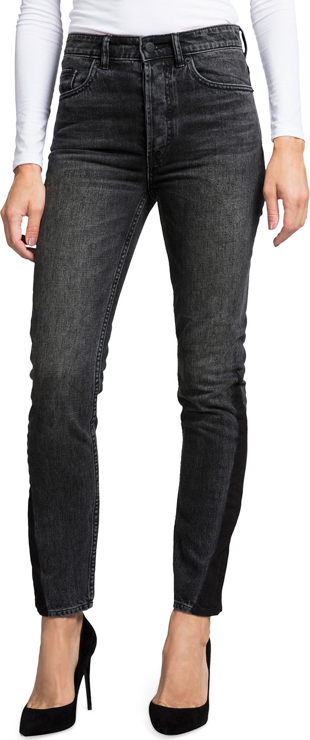 PRPS High-Waist Straight-Leg Ankle Jeans