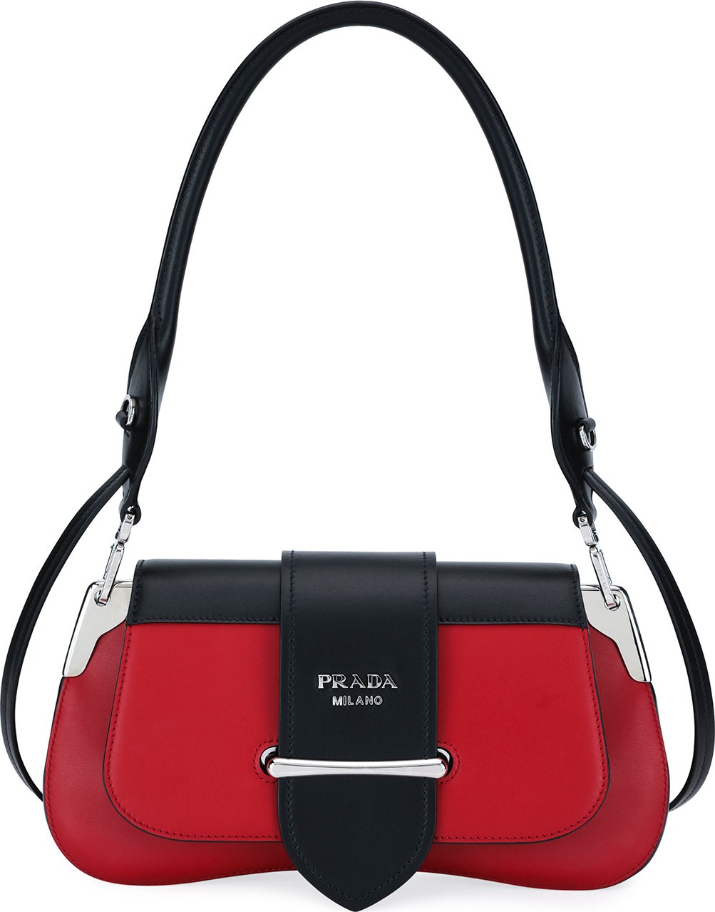 Prada Sidonie Two-Tone Cahier City Bag