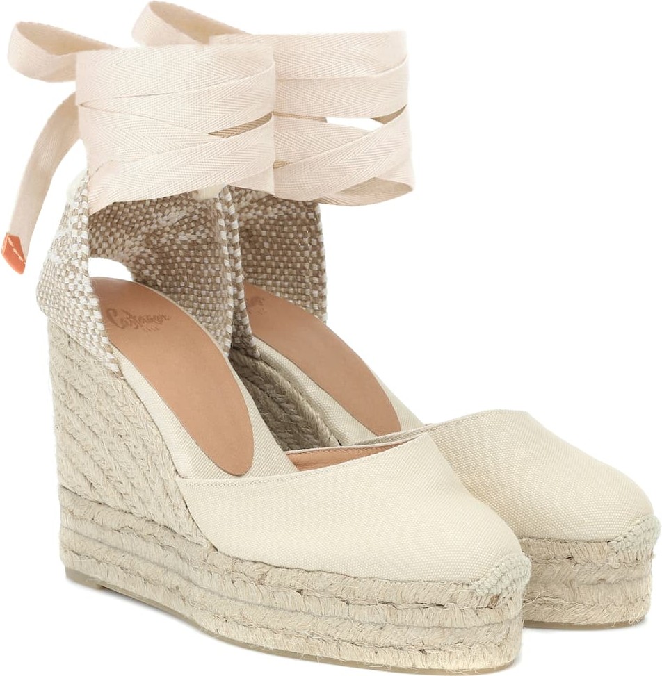 Castaner Carina canvas wedge espadrilles