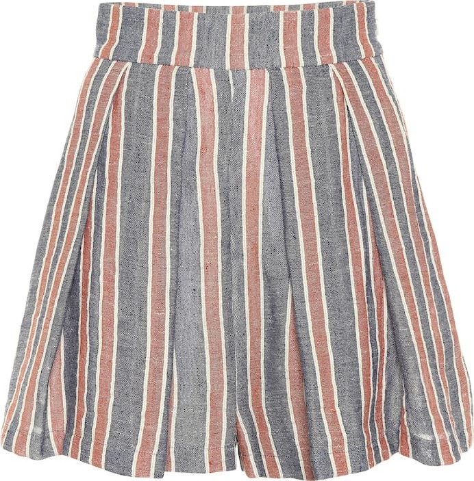 Three Graces London Linen and cotton shorts