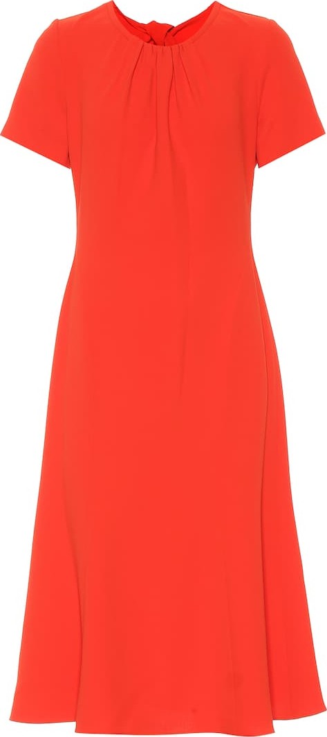 DIANE von FURSTENBERG Rose crêpe dress
