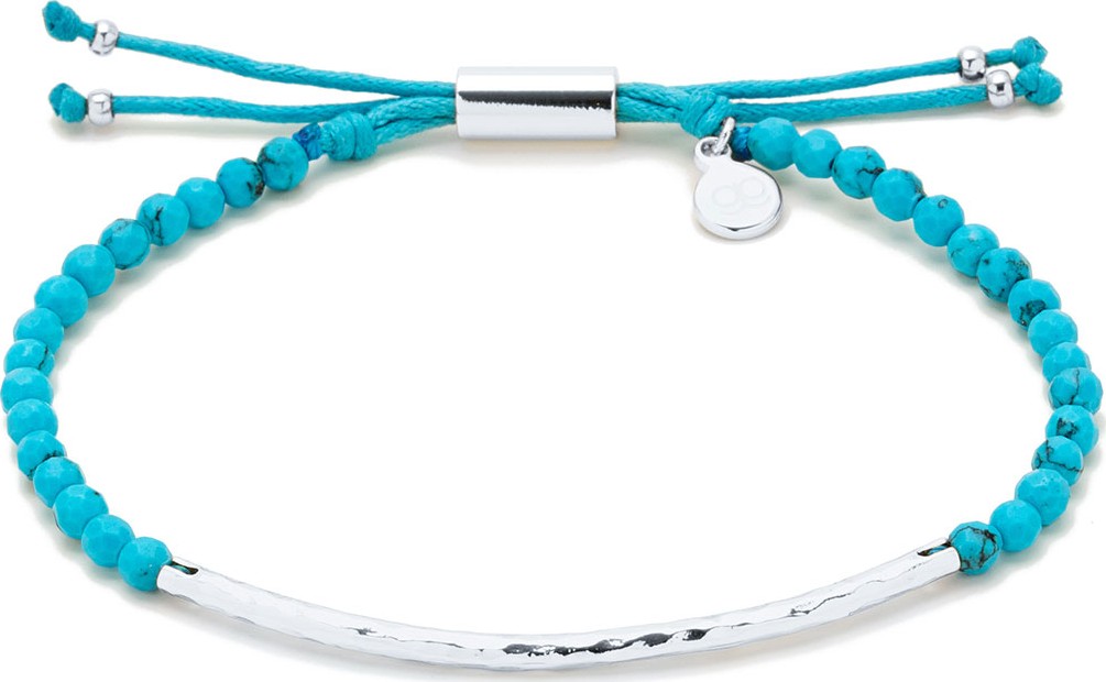 Gorjana Power Gemstone Turquoise Bracelet for Healing, Silver