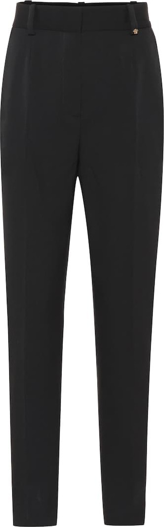 Versace Wool crêpe tuxedo pants