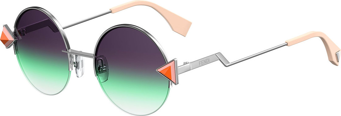 Fendi Rainbow Round Sunglasses