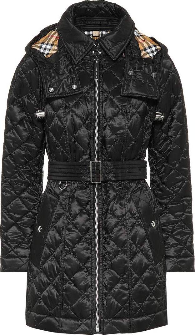 Burberry London England Baughton quilted coat