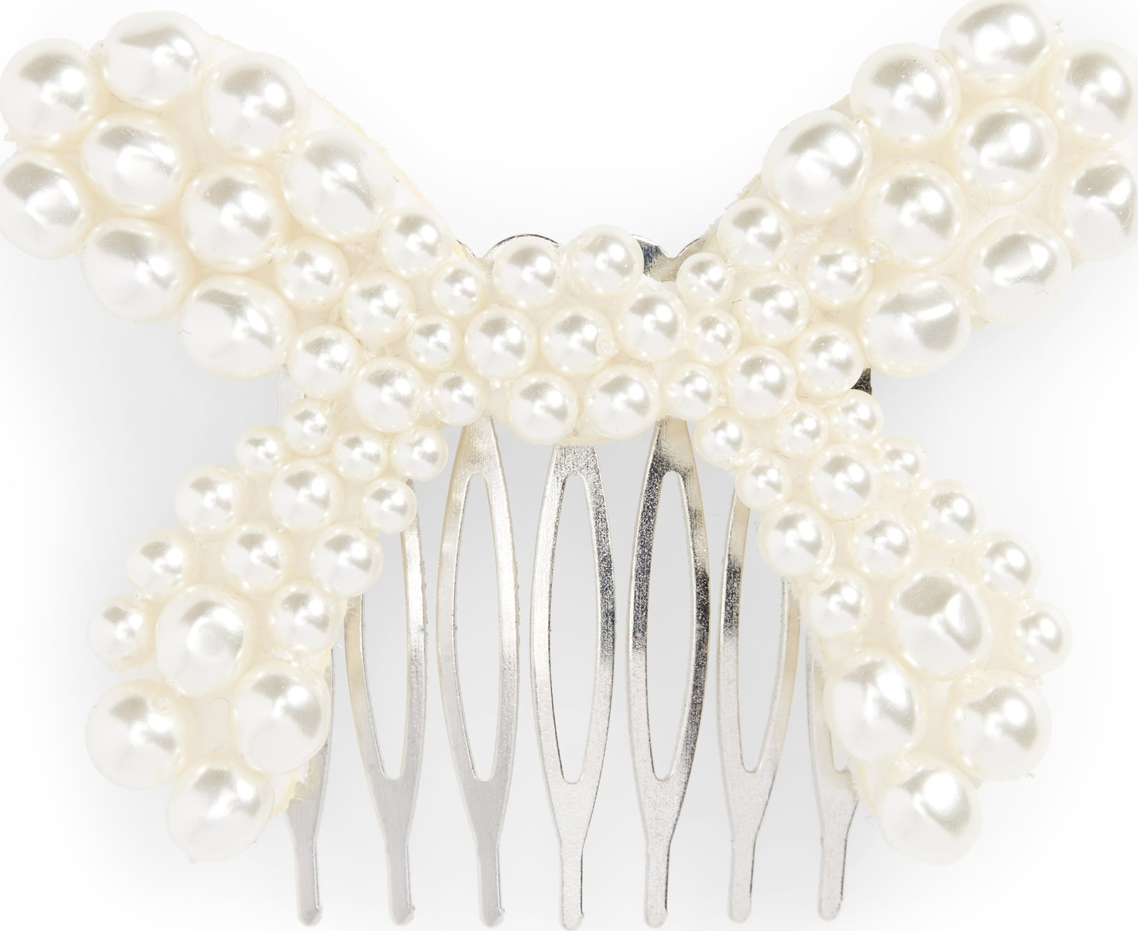 Simone Rocha Imitation Pearl Bow Hair Comb