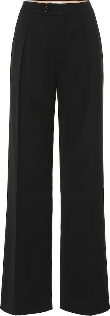 Chloe Stretch wool wide-leg pants